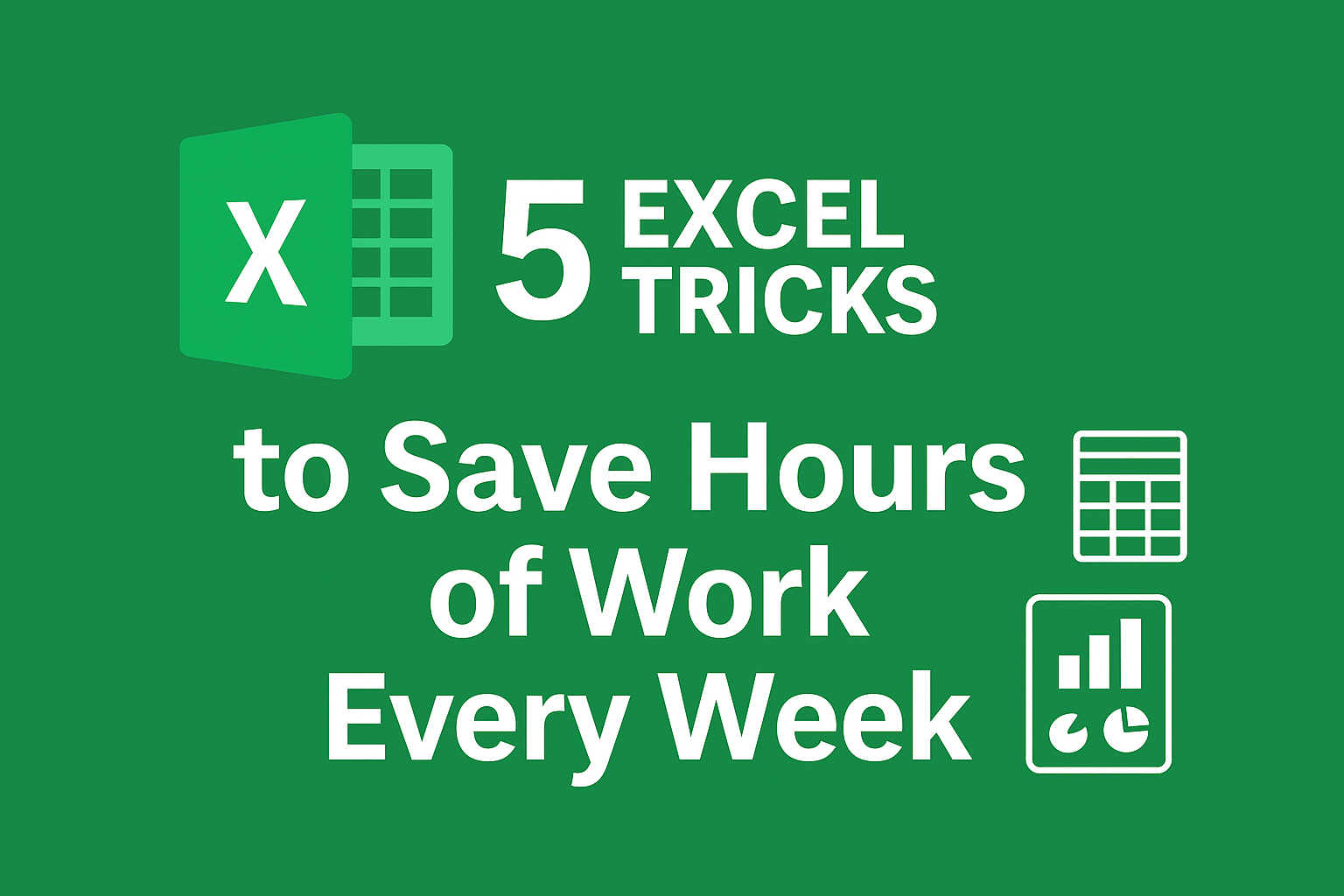 5 excel tricks to save time